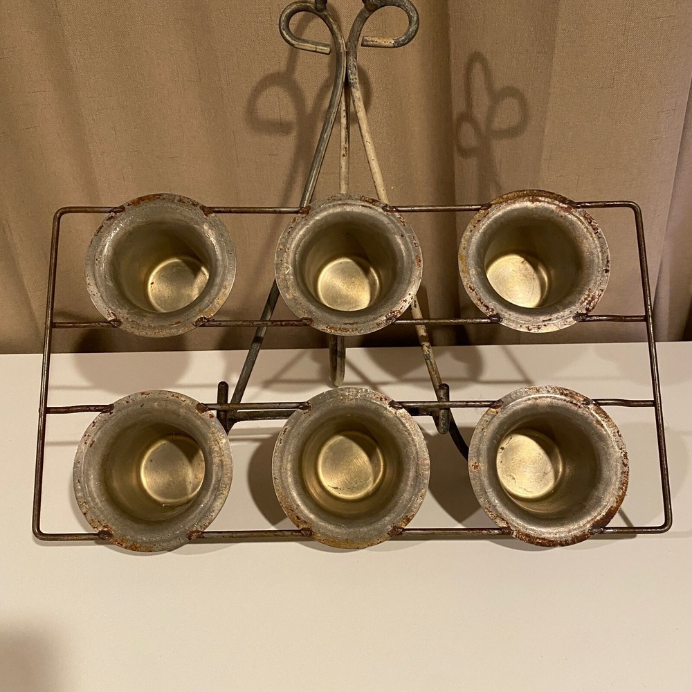 Vintage Popover Pan 16x9 - Metal Bakeware for Muffins & Puff Pastry